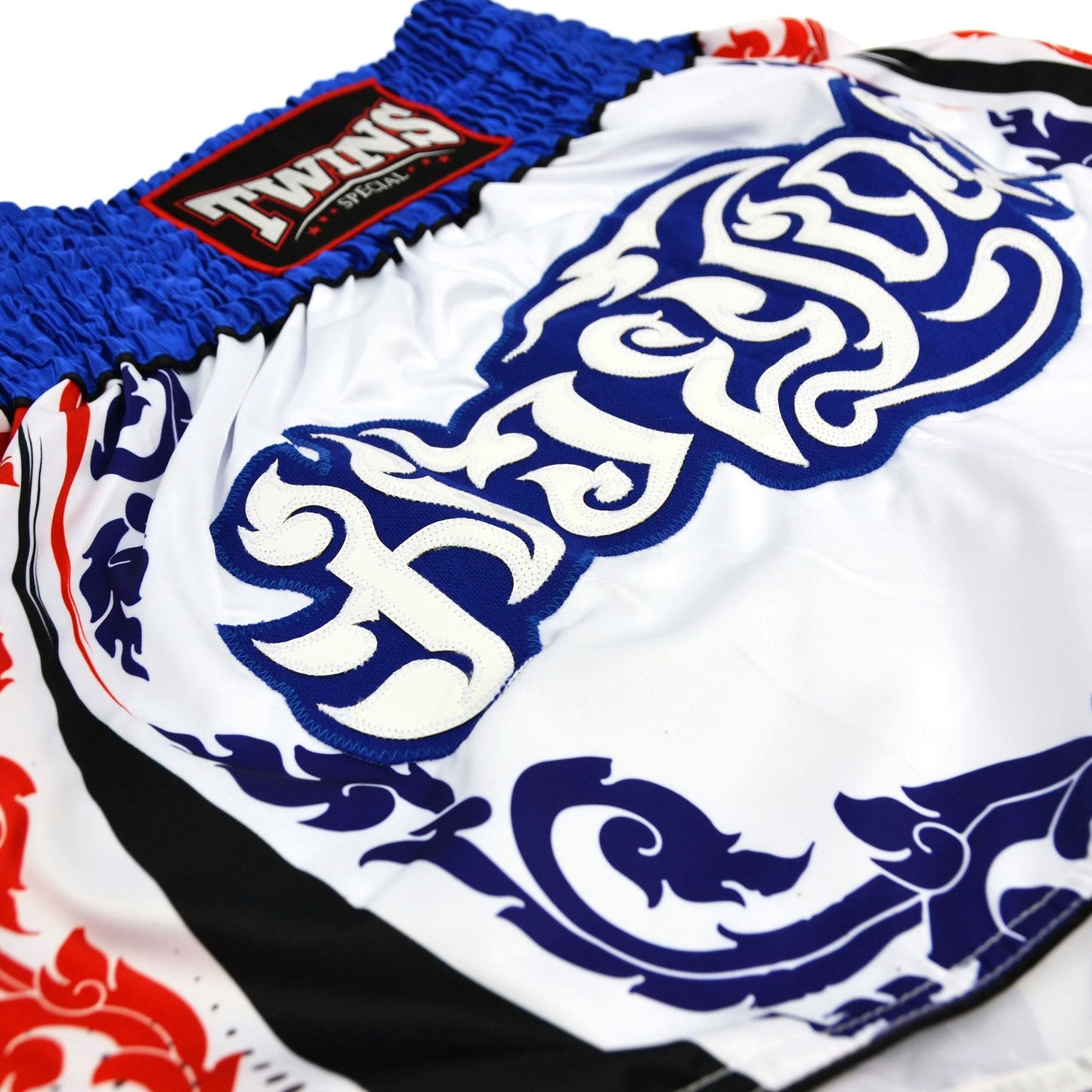 Twins Special Muay Thai Boxing Shorts - LAITHAI White