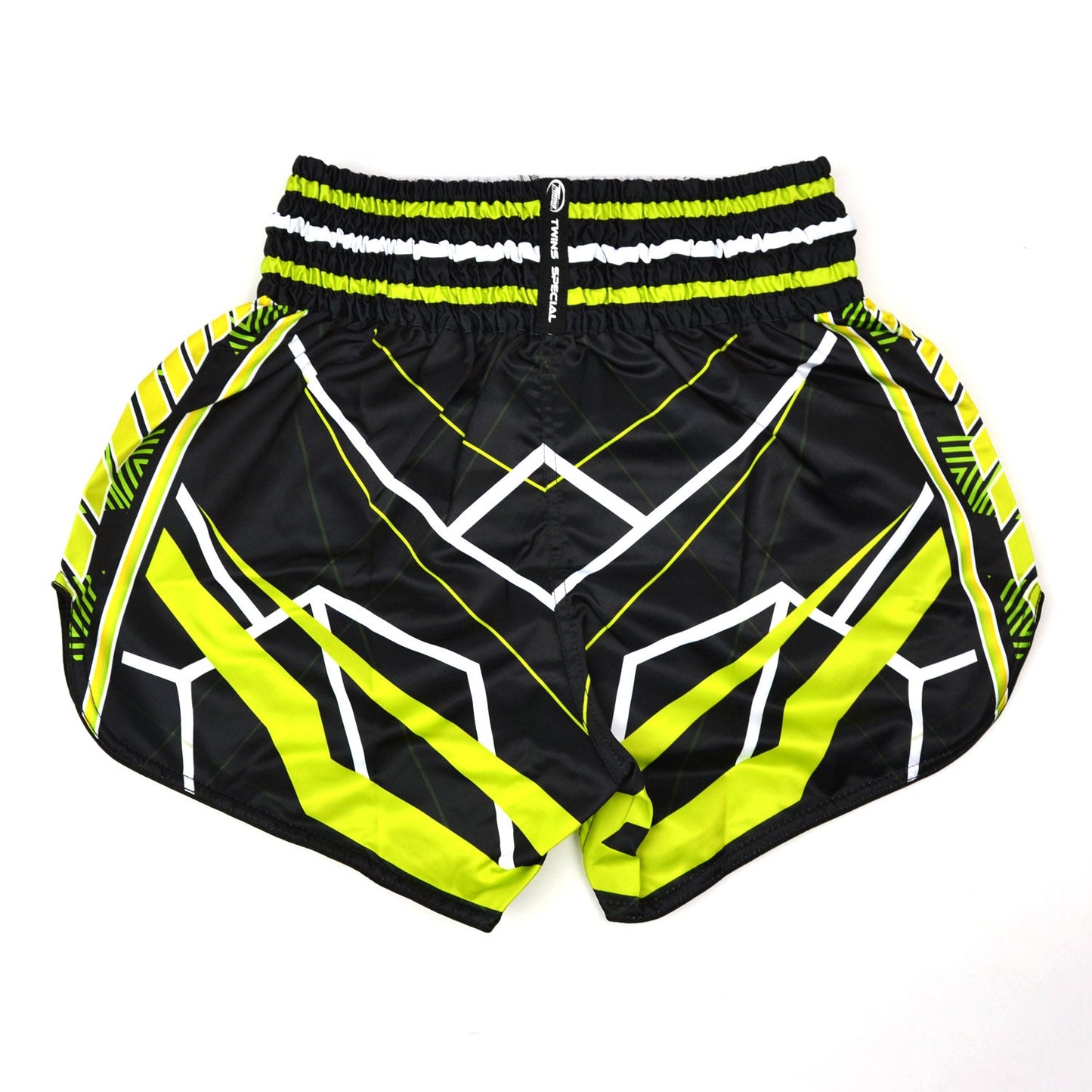 Twins Special Muay Thai Boxing Shorts - RACING Black-Green