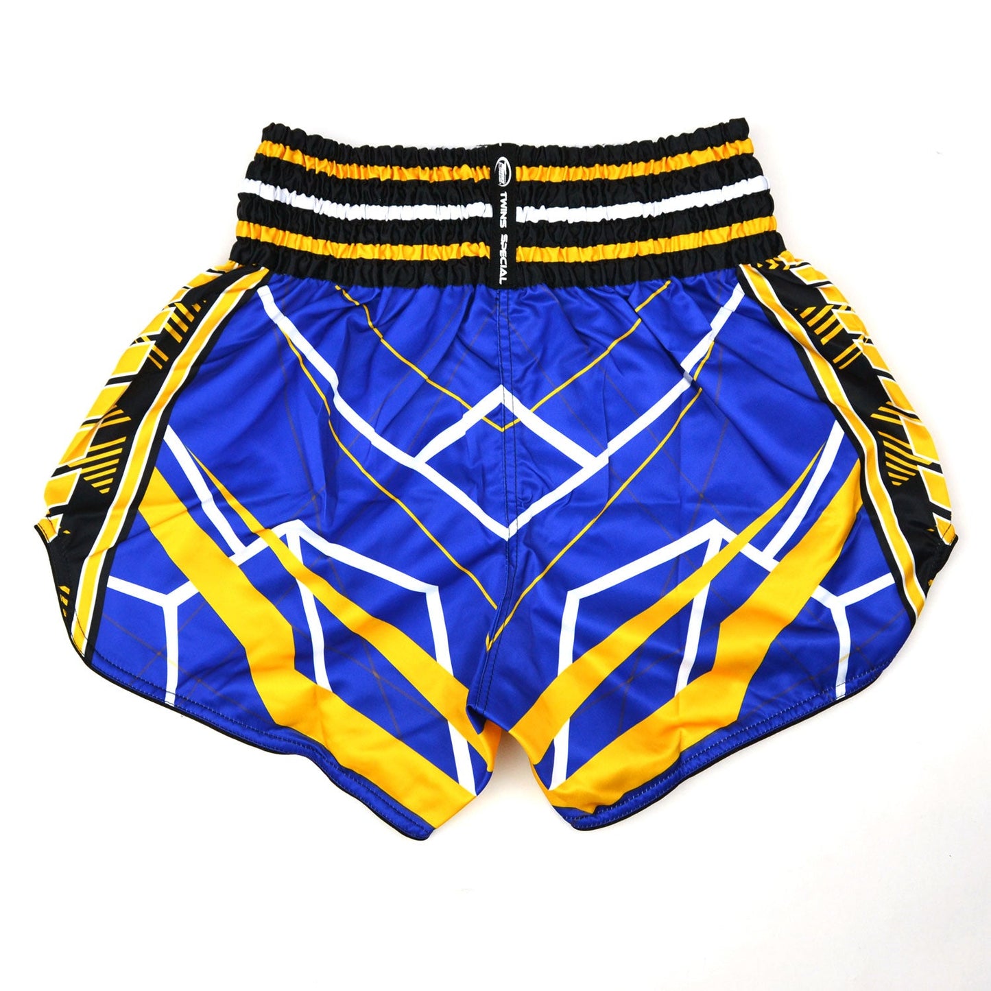 Twins Special Muay Thai Boxing Shorts - RACING Blue-Yellow