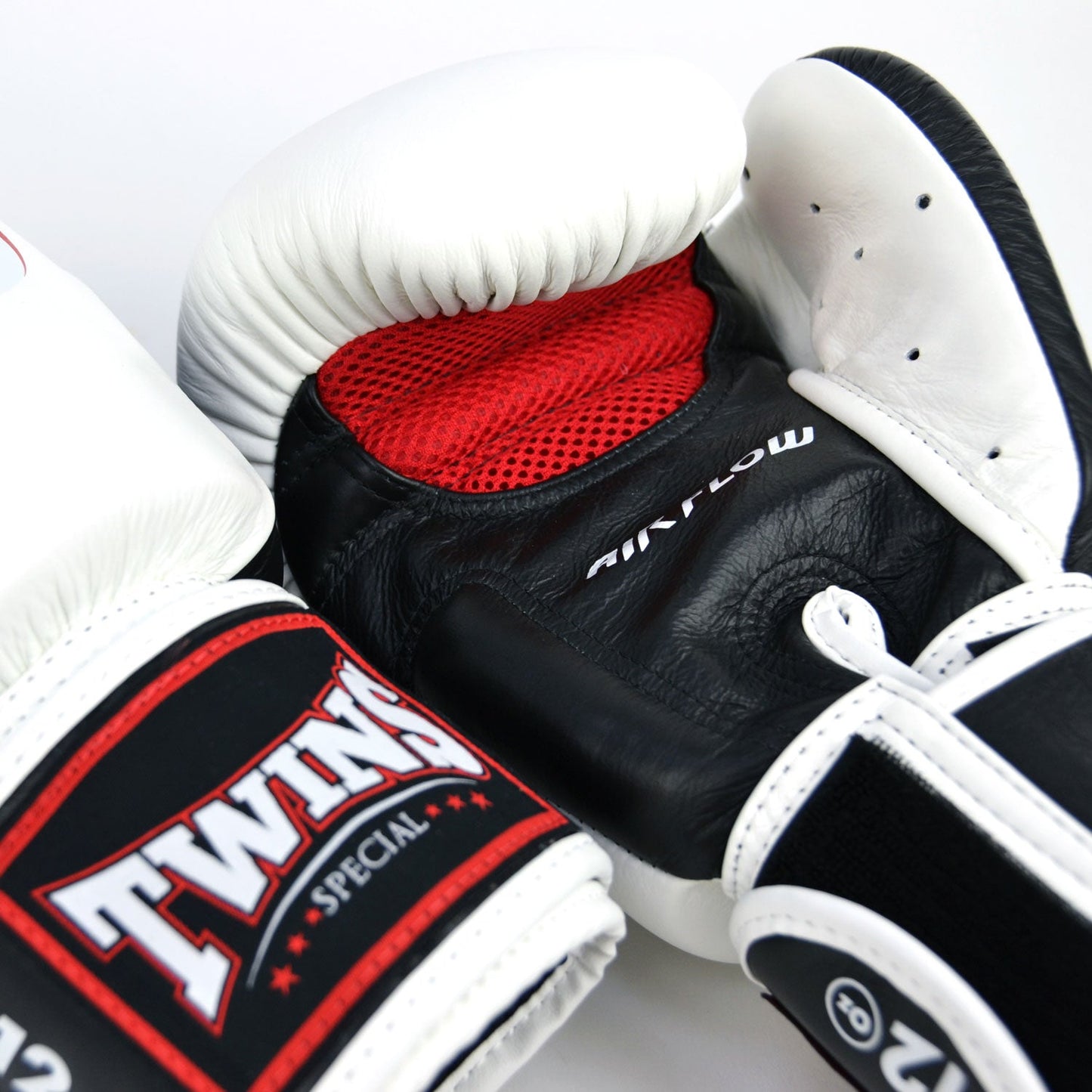Twins Air Flow Muay Thai Boxing Gloves White-Black-Red