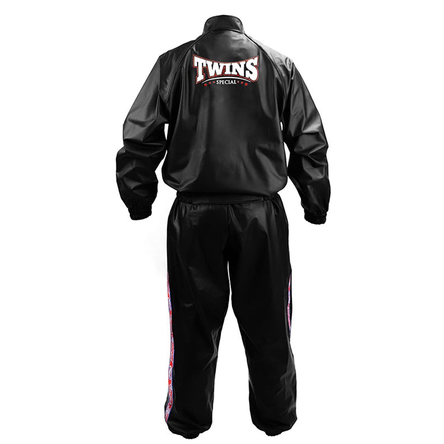 Twins Muay Thai Boxing Vinyl Sweatsuit Black