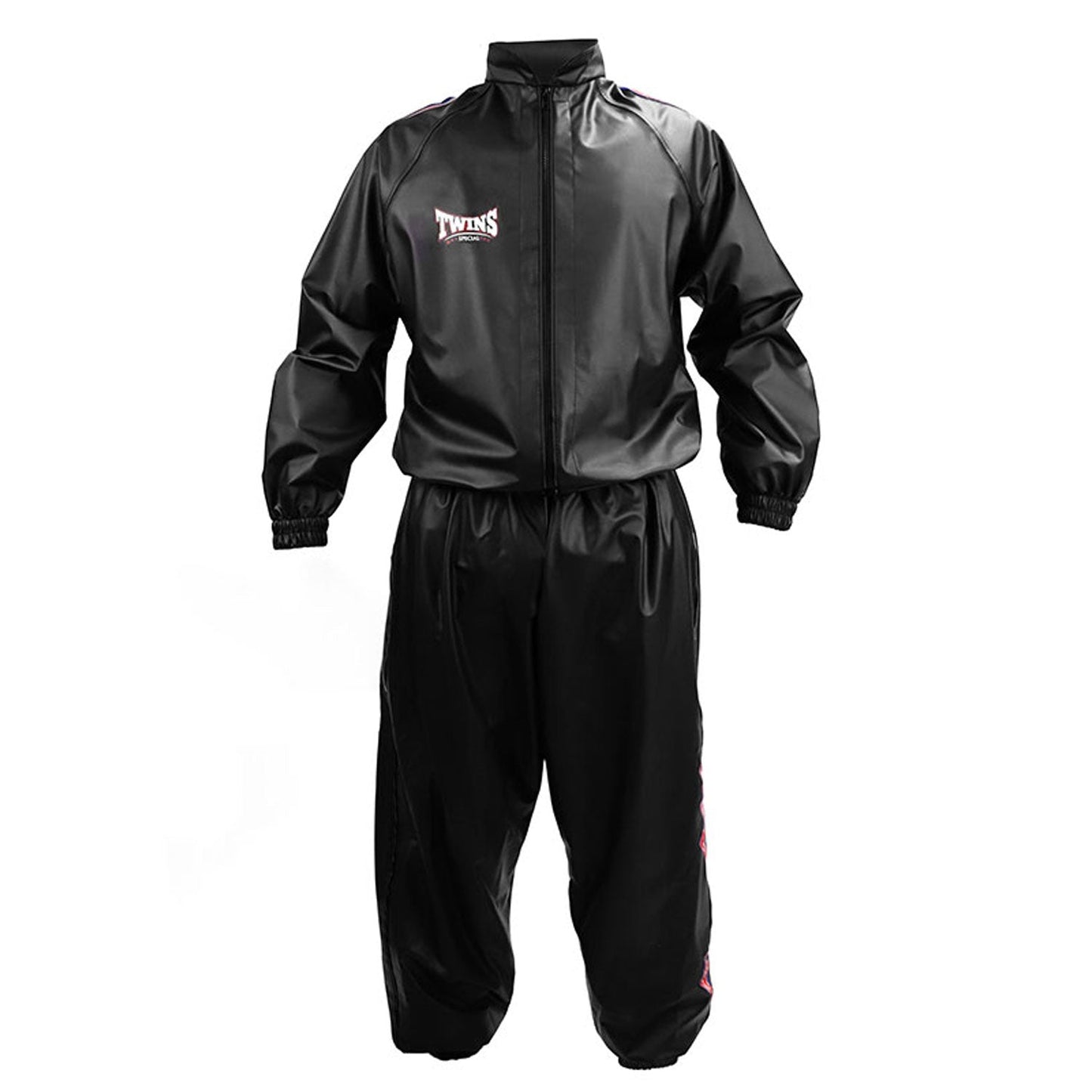 Twins Muay Thai Boxing Vinyl Sweatsuit Black