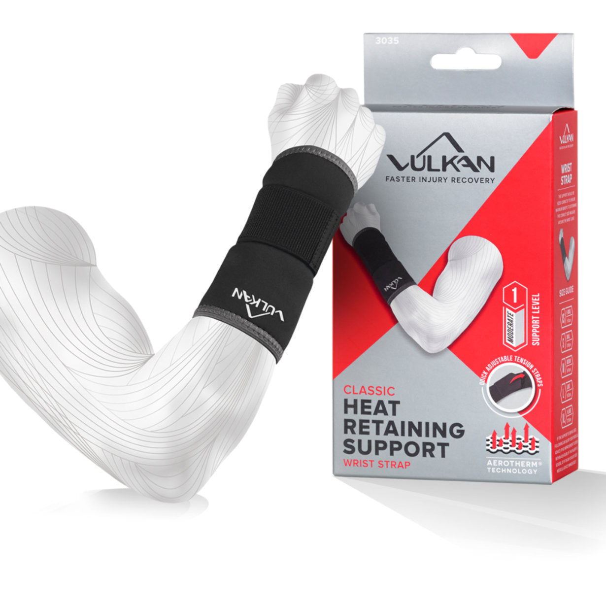Vulkan Blue Neop. Wrist Support Short (3035)