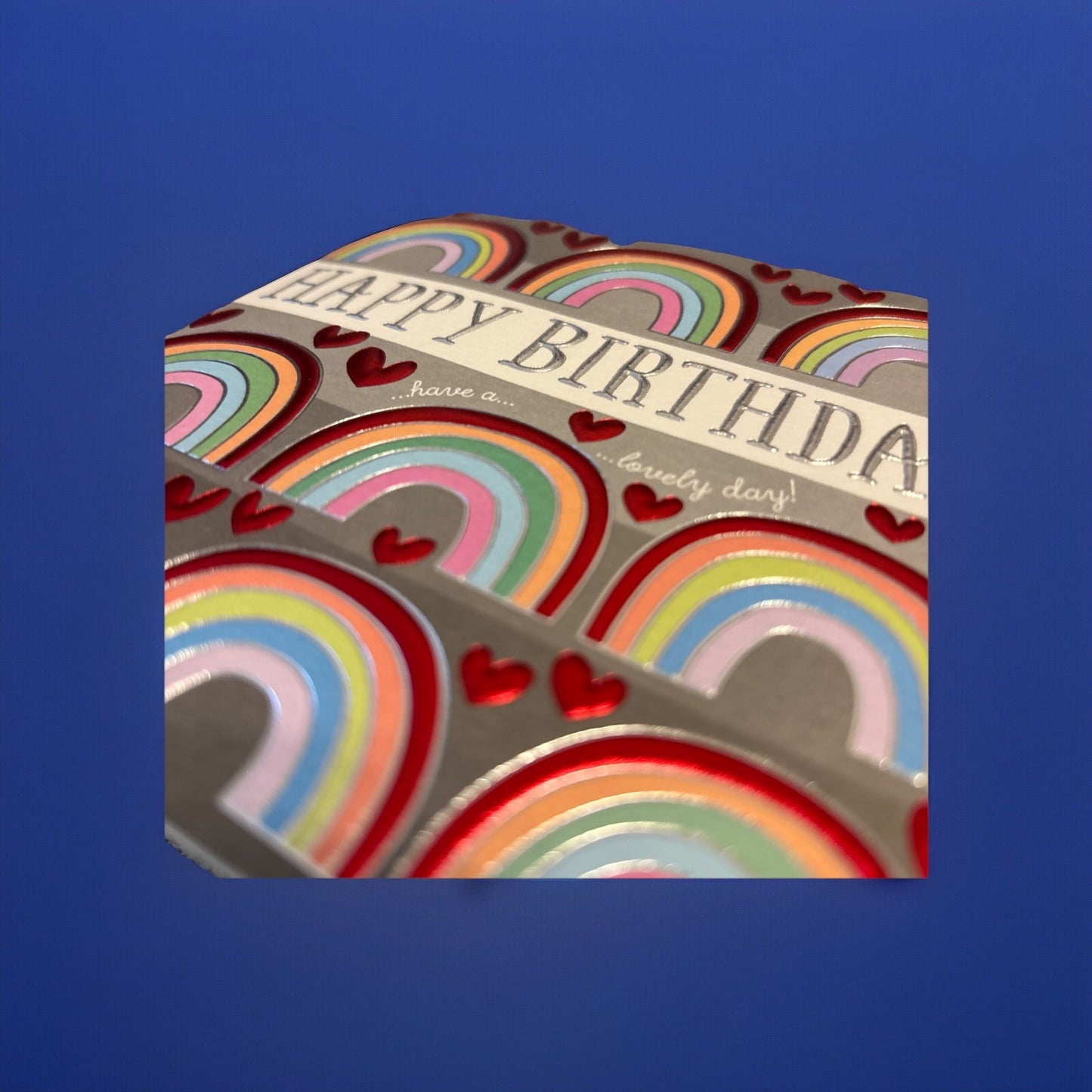 Happy Birthday Greeting Card By Wendy Jane-Blackett Bespoke Design