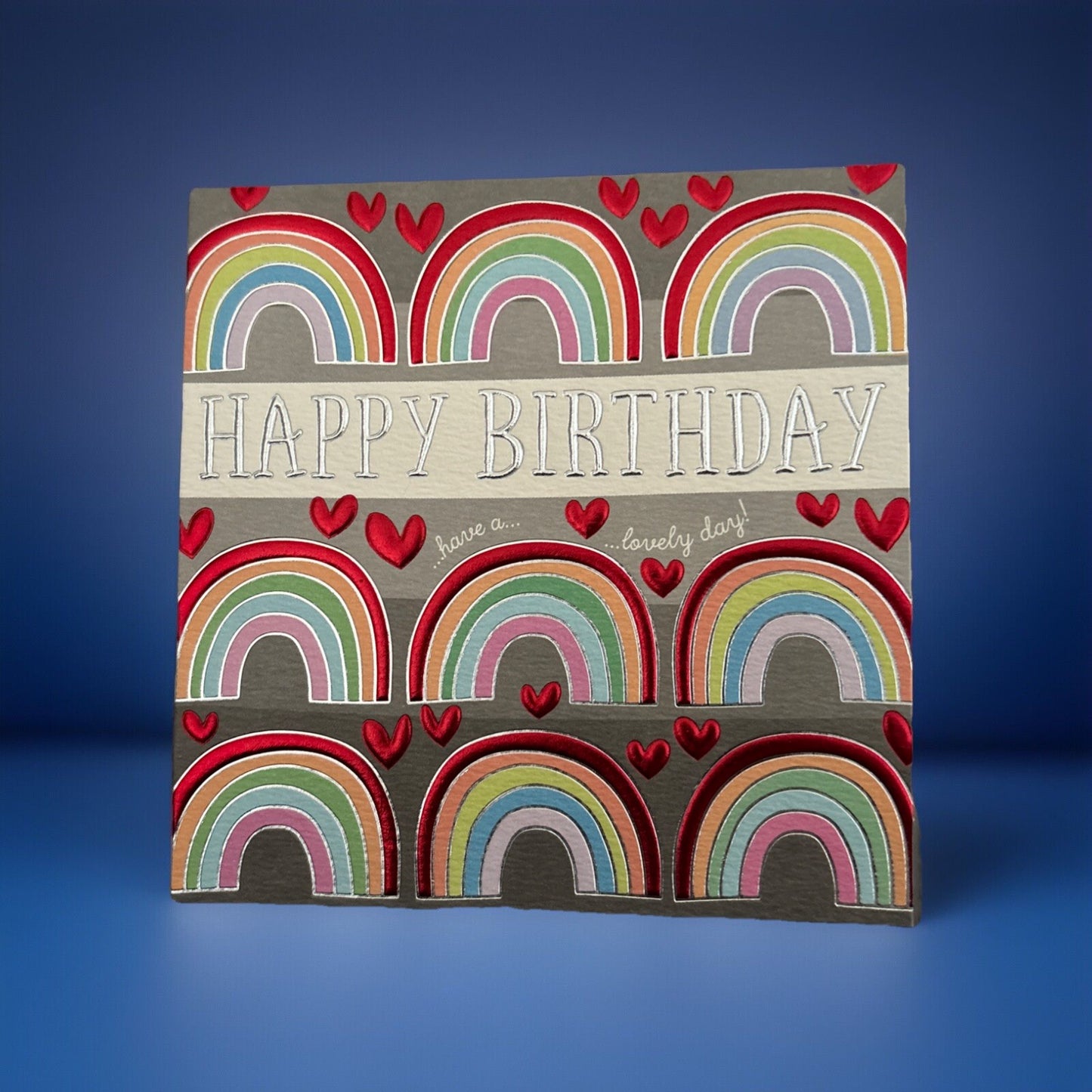 Happy Birthday Greeting Card By Wendy Jane-Blackett Bespoke Design