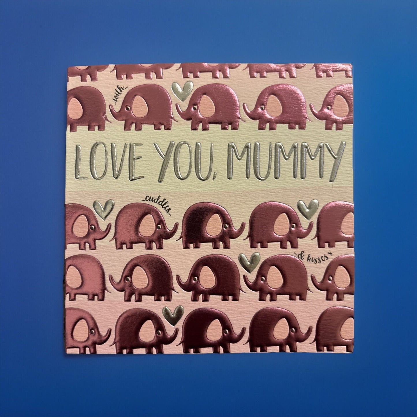 Mother’s Day Card By Wendy Jane-Blackett Bespoke Design “I LOVE YOU, MUMMY”