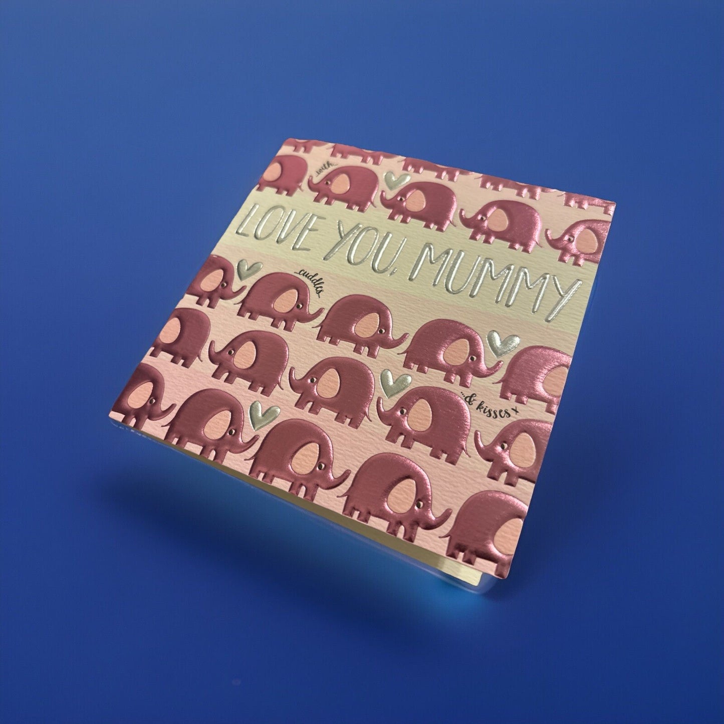 Mother’s Day Card By Wendy Jane-Blackett Bespoke Design “I LOVE YOU, MUMMY”