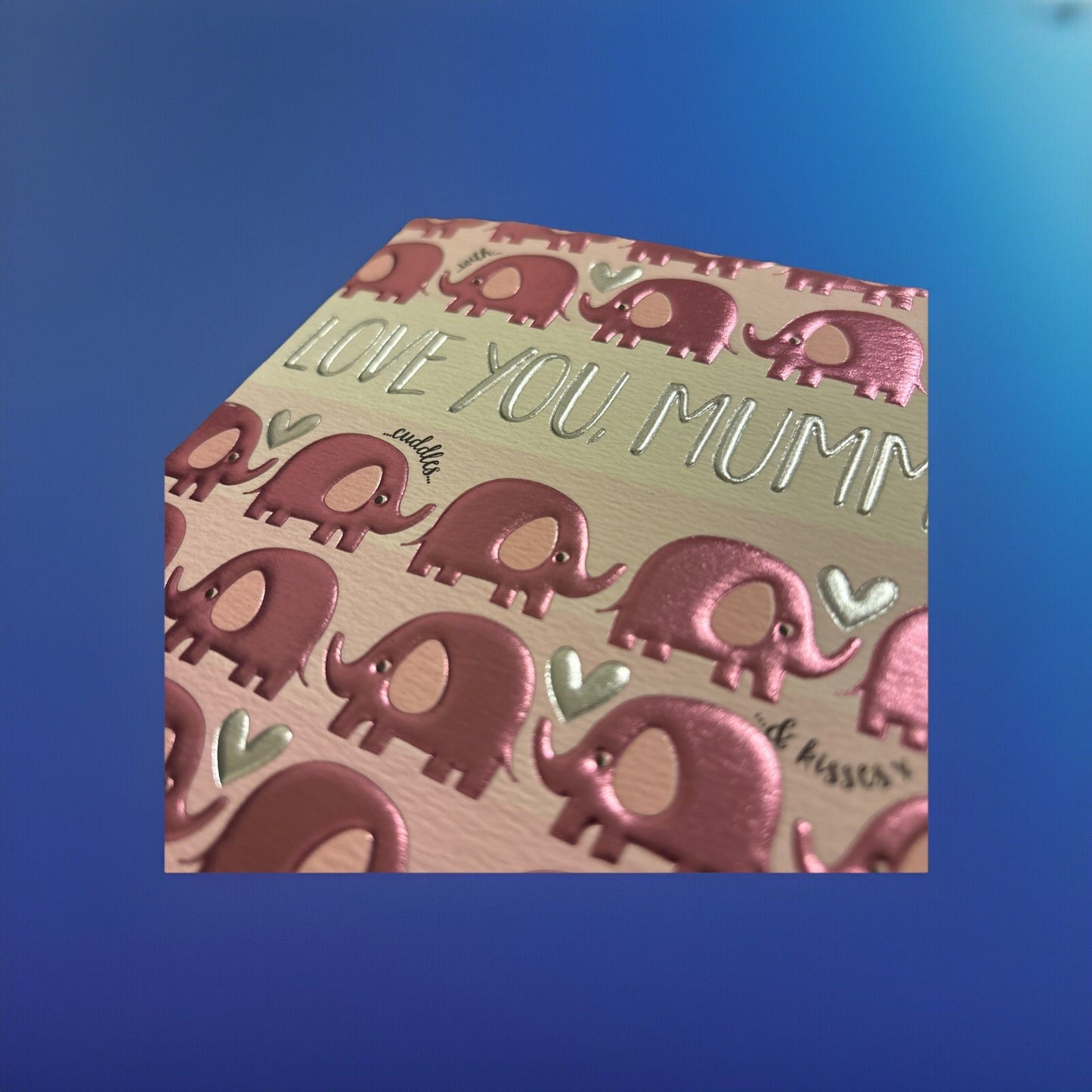 Mother’s Day Card By Wendy Jane-Blackett Bespoke Design “I LOVE YOU, MUMMY”