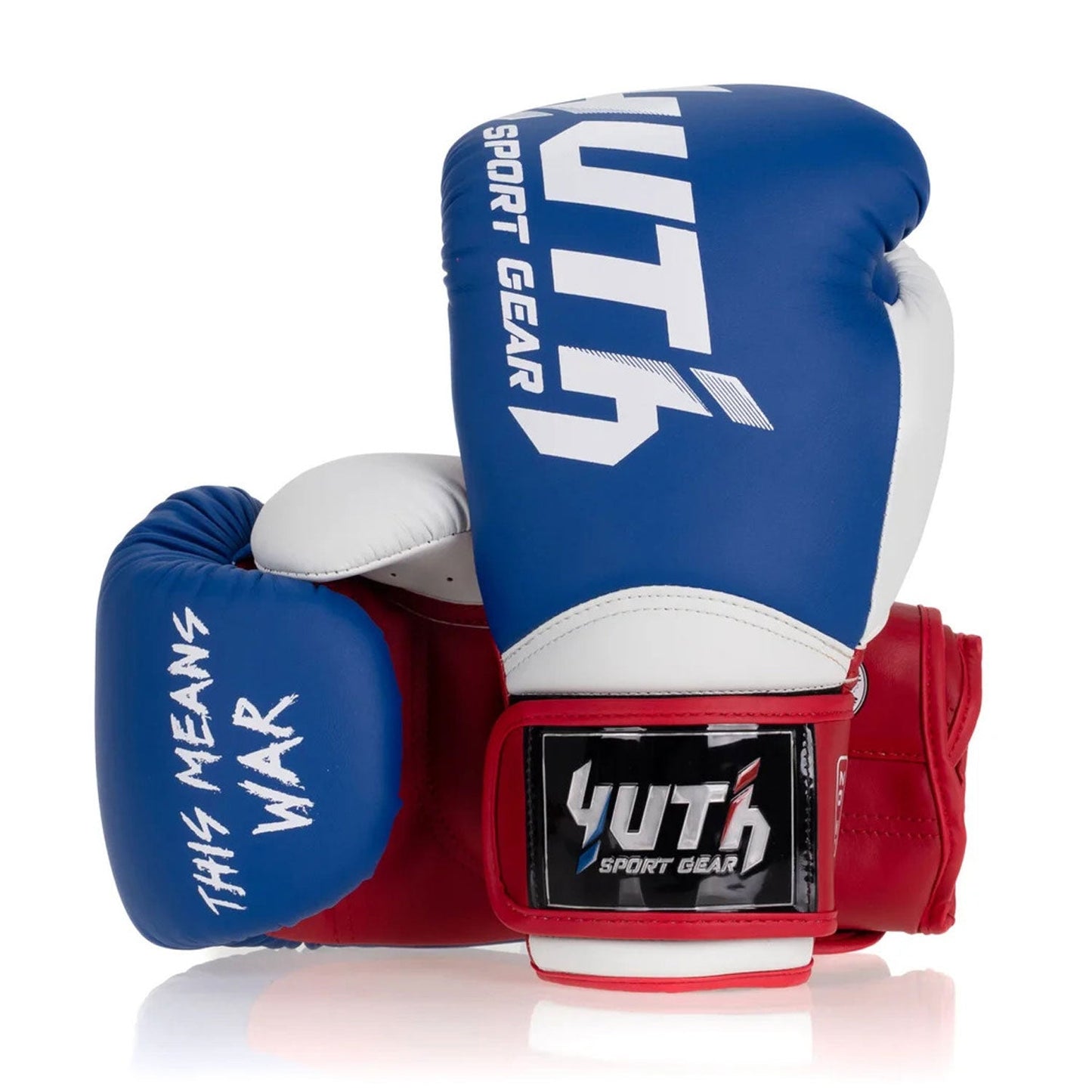 Yuth Muay Thai Boxing Gloves - Supportive Red-White-Blue