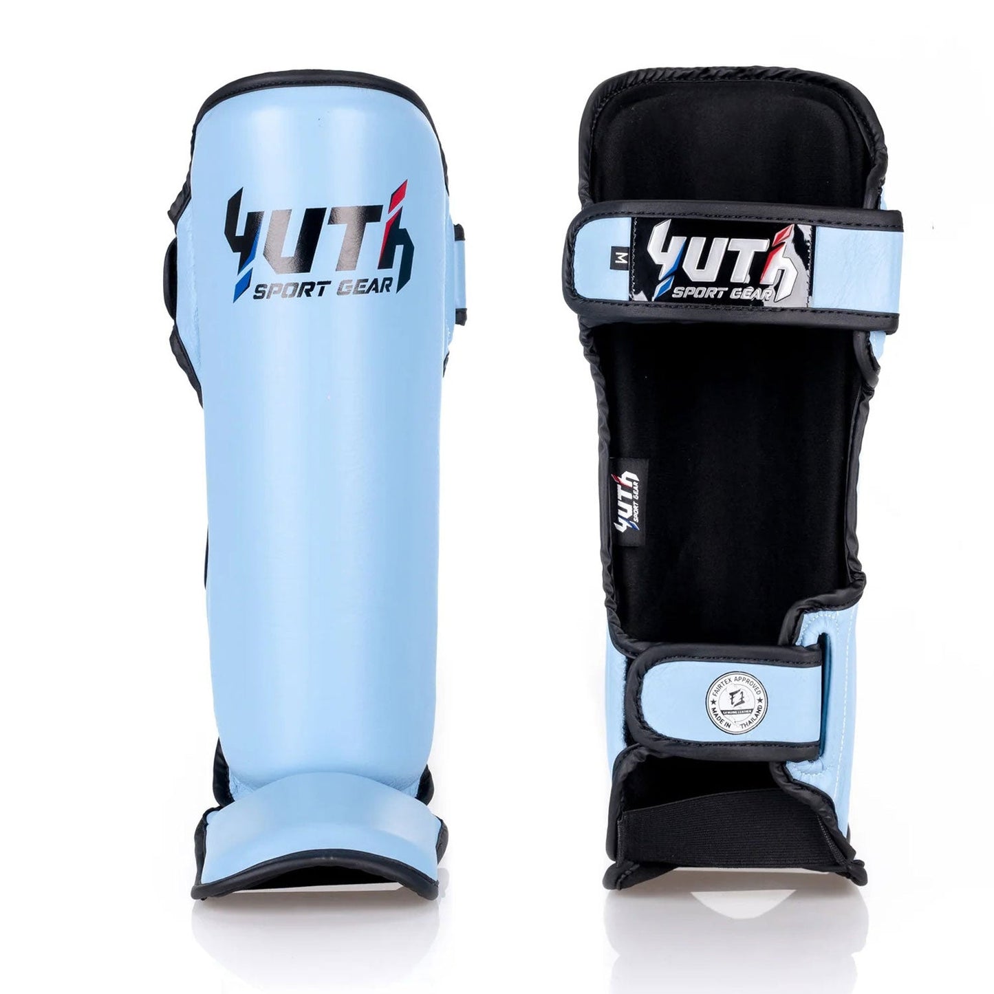 Yuth Muay Thai Boxing Shinguards - Signature Powder Blue