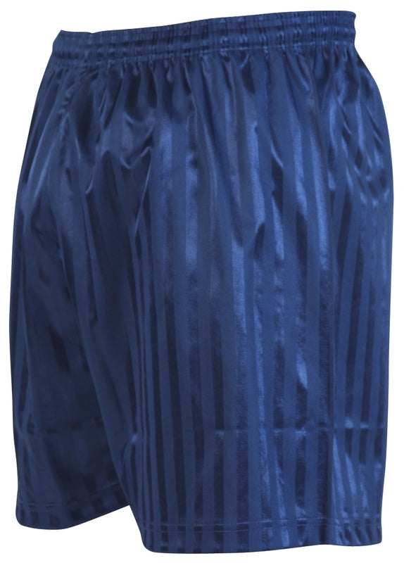 Junior Precision striped continental football shorts with athletic fit and bold stripe design, perfect for sports and training.