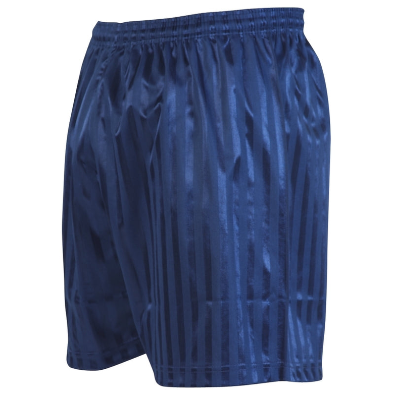 Junior Precision striped continental football shorts with athletic fit and bold stripe design, perfect for sports and training.