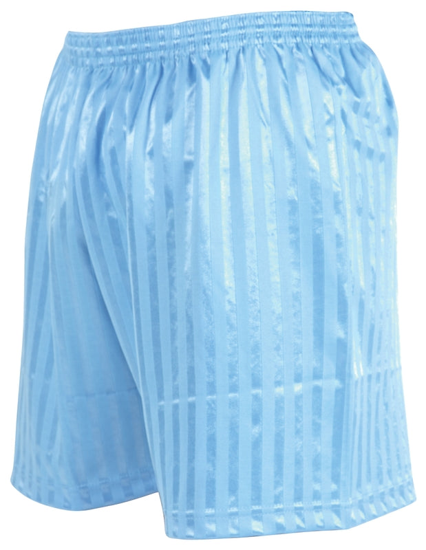 Junior Precision striped continental football shorts, lightweight sporting goods with sporty design and comfortable fit.