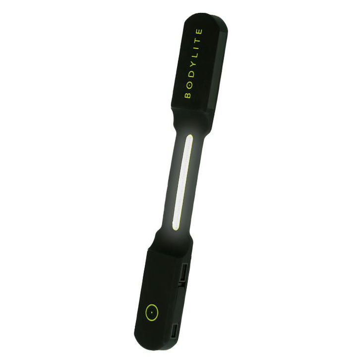 Bodylite NightViz USB-C rechargeable safety light from Bodylite Gear, showing a compact, bright LED safety light suitable for sporting goods.