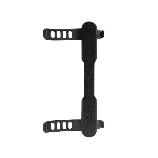 Bodylite Gear NightViz bike and scooter mount, shown attached to handlebars with visibility light for nighttime safety.