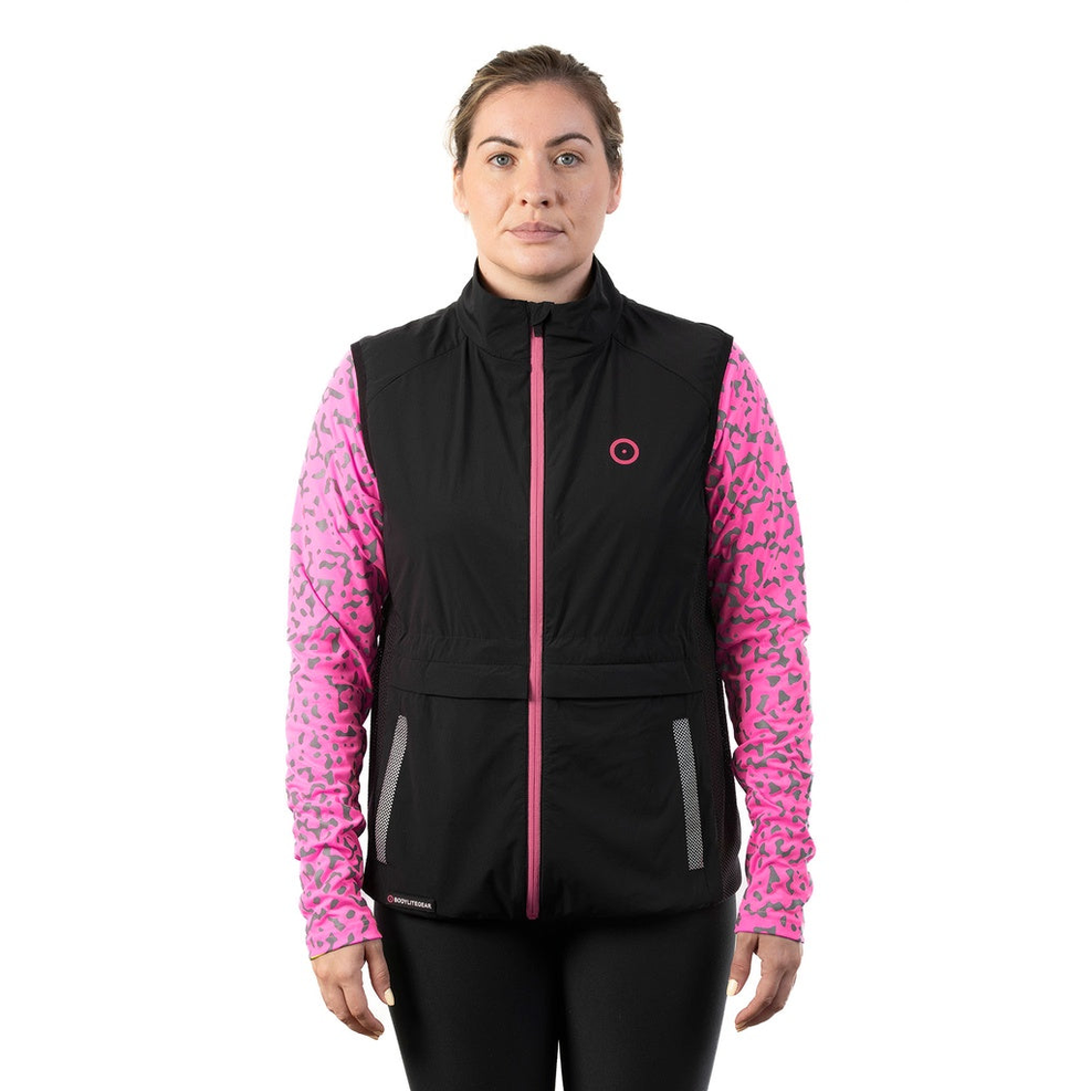 Bodylite NightViz Gilet by Bodylite Gear, lightweight sporting goods vest with reflective features for visibility at night.