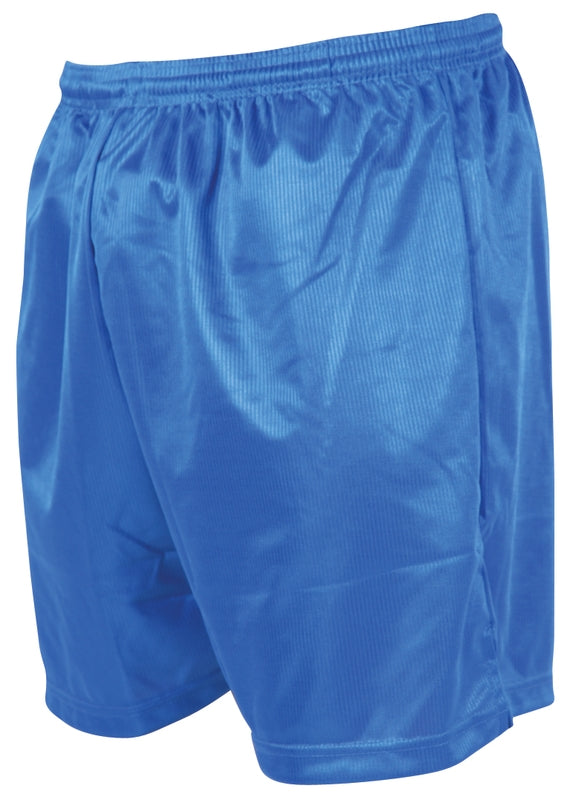 Junior Precision Micro-stripe football shorts with a sporty design, featuring breathable fabric and elastic waistband for active play.