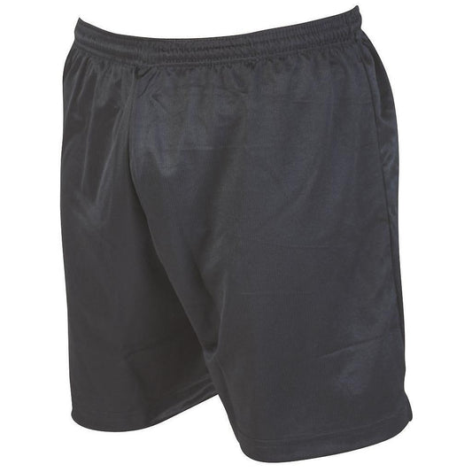 Adult Precision Micro-stripe Football Shorts with elastic waistband and sporty design, ideal for athletic activities.