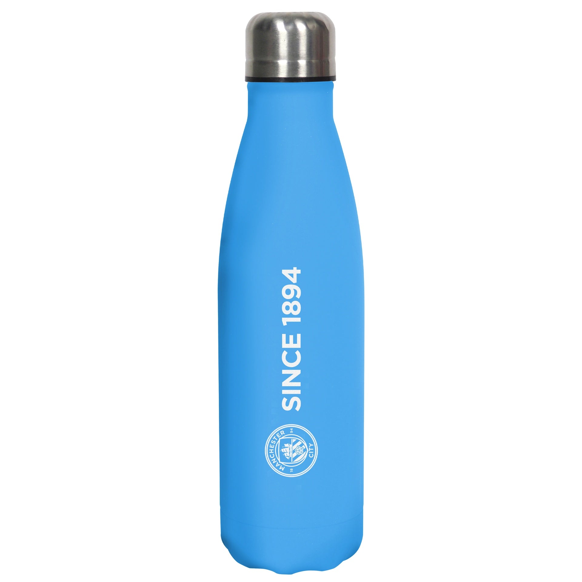 Team Merchandise insulated stainless steel bottle, 500ml, with sleek design and sports branding suitable for active lifestyle use.