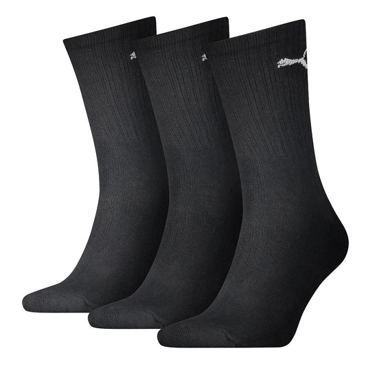 Puma Sport Lightweight Crew Socks in a 3-pack, breathable athletic socks with cushioned soles for sports and active wear.