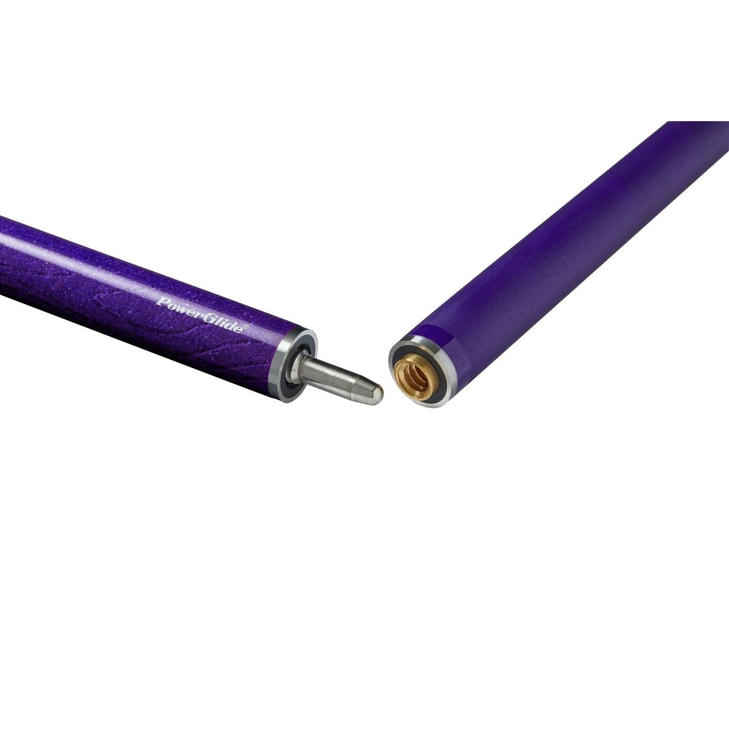 PowerGlide Ignis Carbon Snooker Cue 2 Piece 57" 10mm Tip Purple