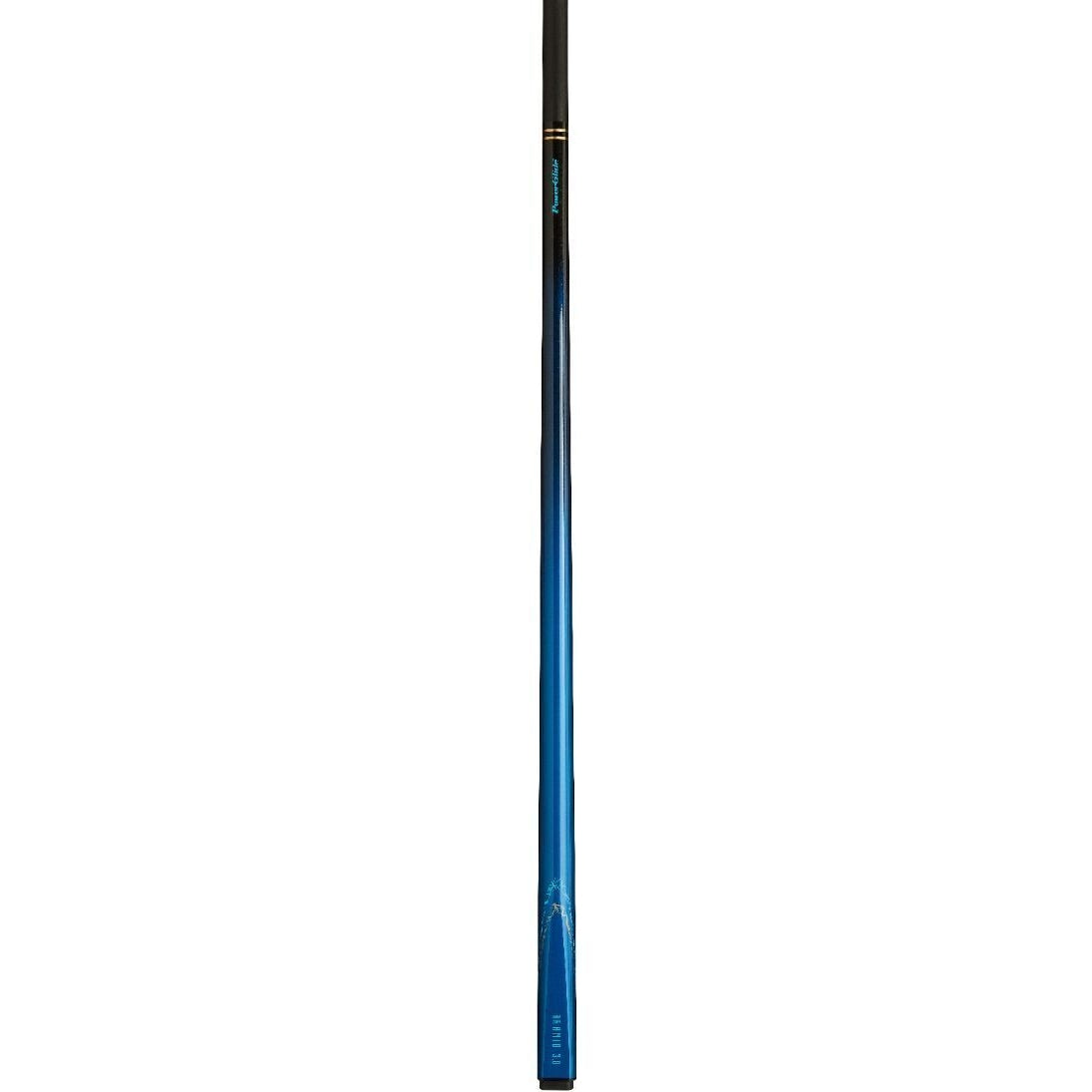 PowerGlide Aramid Graphite Snooker Cue 2 Piece 57" 10mm Tip Blue