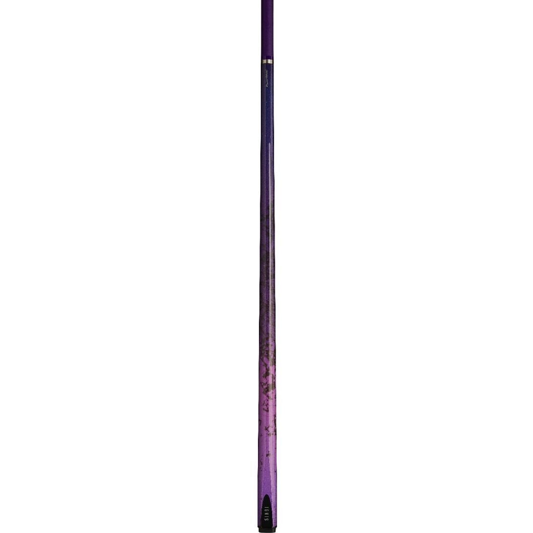 PowerGlide Ignis Carbon Snooker Cue 2 Piece 57" 10mm Tip Purple