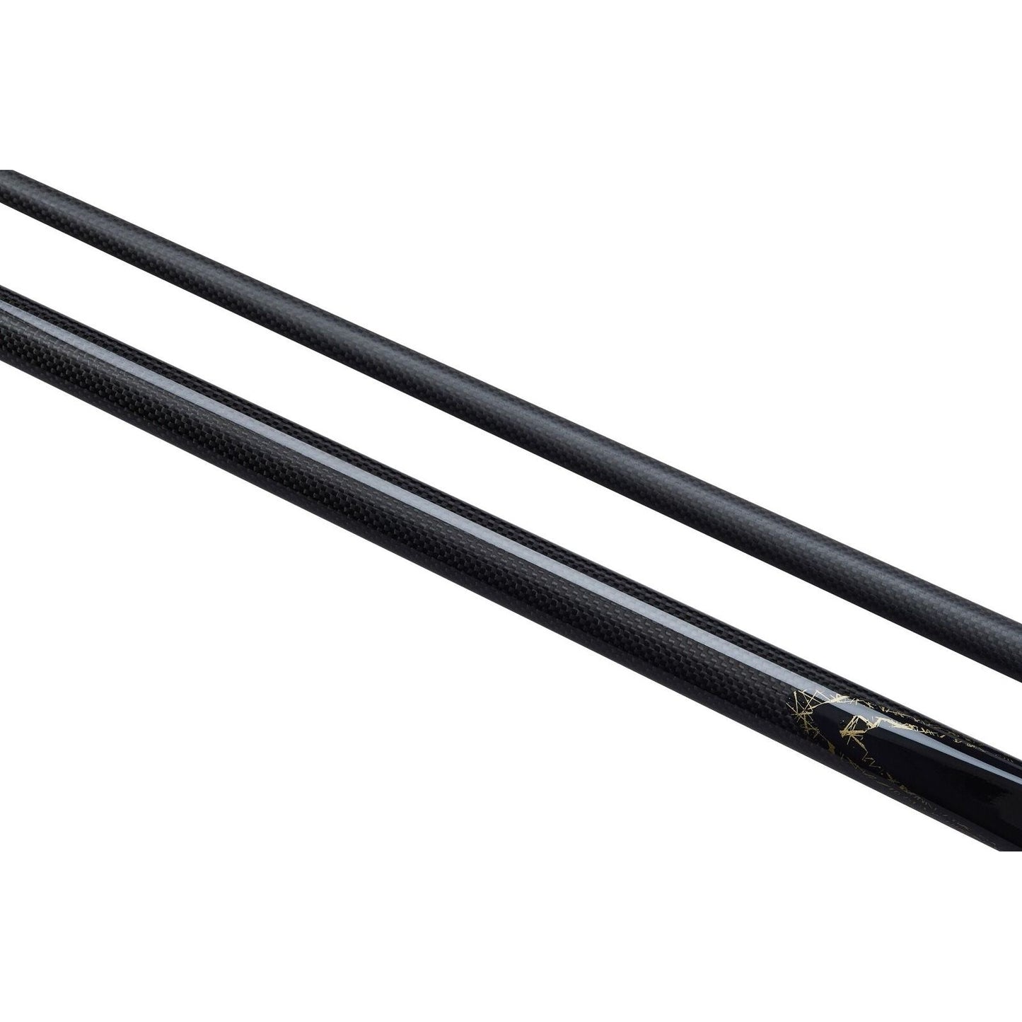 PowerGlide Aramid Graphite Snooker Cue 2 Piece 57" 10mm Tip Black