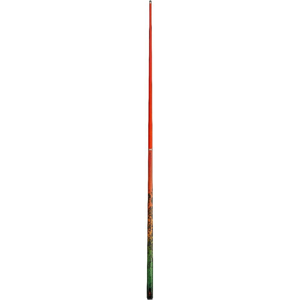 PowerGlide Ignis Carbon Snooker Cue 2 Piece 57" 10mm Tip Orange