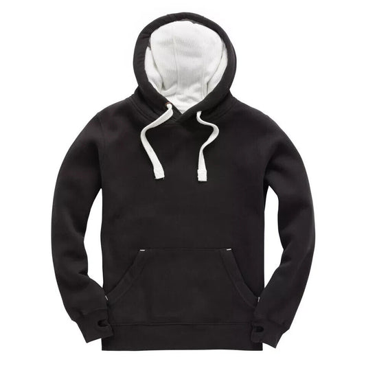 Black Pullover Hoodie Ultra Premium W89PF Peach Finish heavyweight 330GSM XS to 2XL