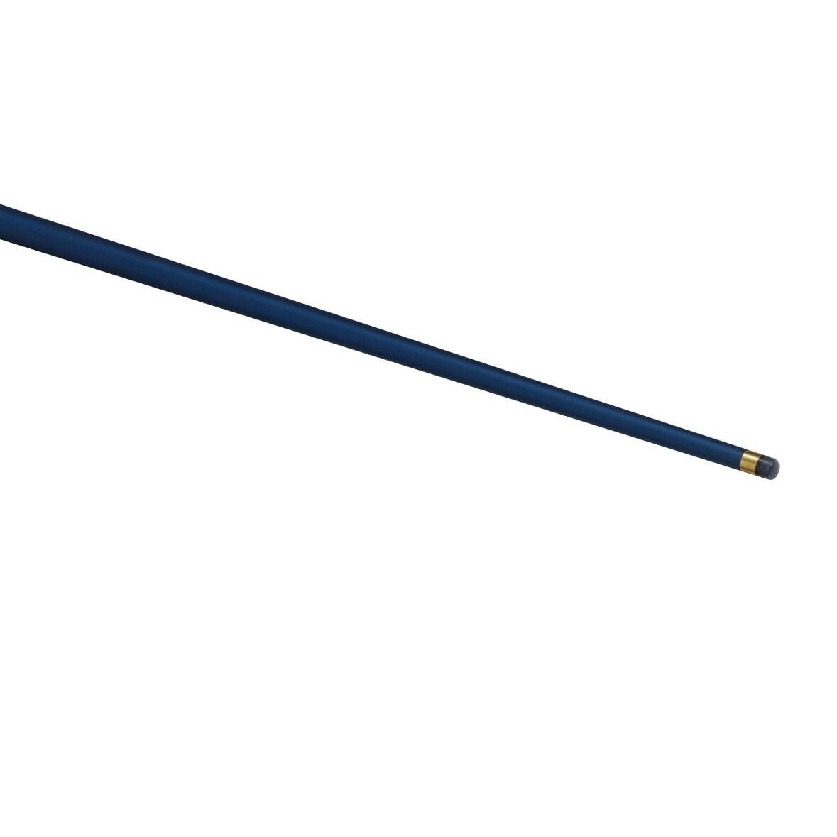 PowerGlide Aramid Graphite Snooker Cue 2 Piece 57" 10mm Tip Blue Rose Gold