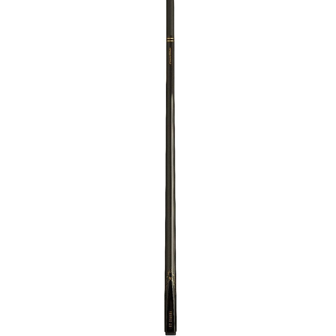 PowerGlide Aramid Graphite Snooker Cue 2 Piece 57" 10mm Tip Black