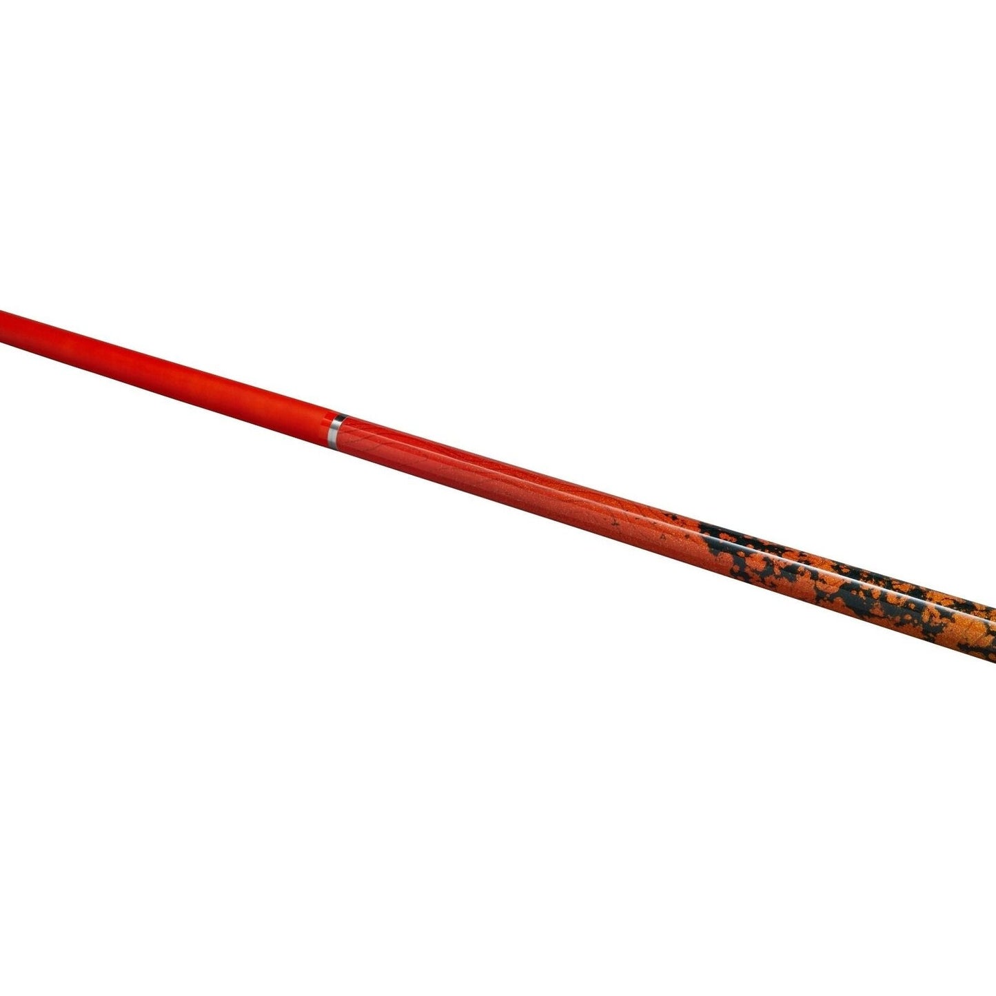 PowerGlide Ignis Carbon Snooker Cue 2 Piece 57" 10mm Tip Orange