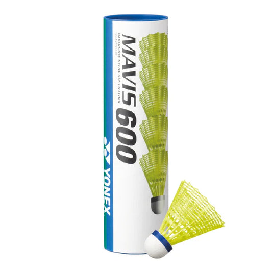 Yonex Mavis 600 Yellow Shuttles - Medium Blue Speed