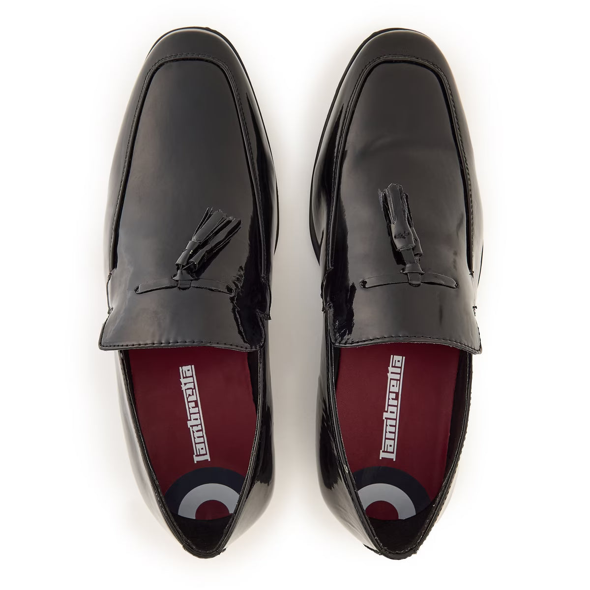 Lambretta Men's Patent Loafers Size 9UK