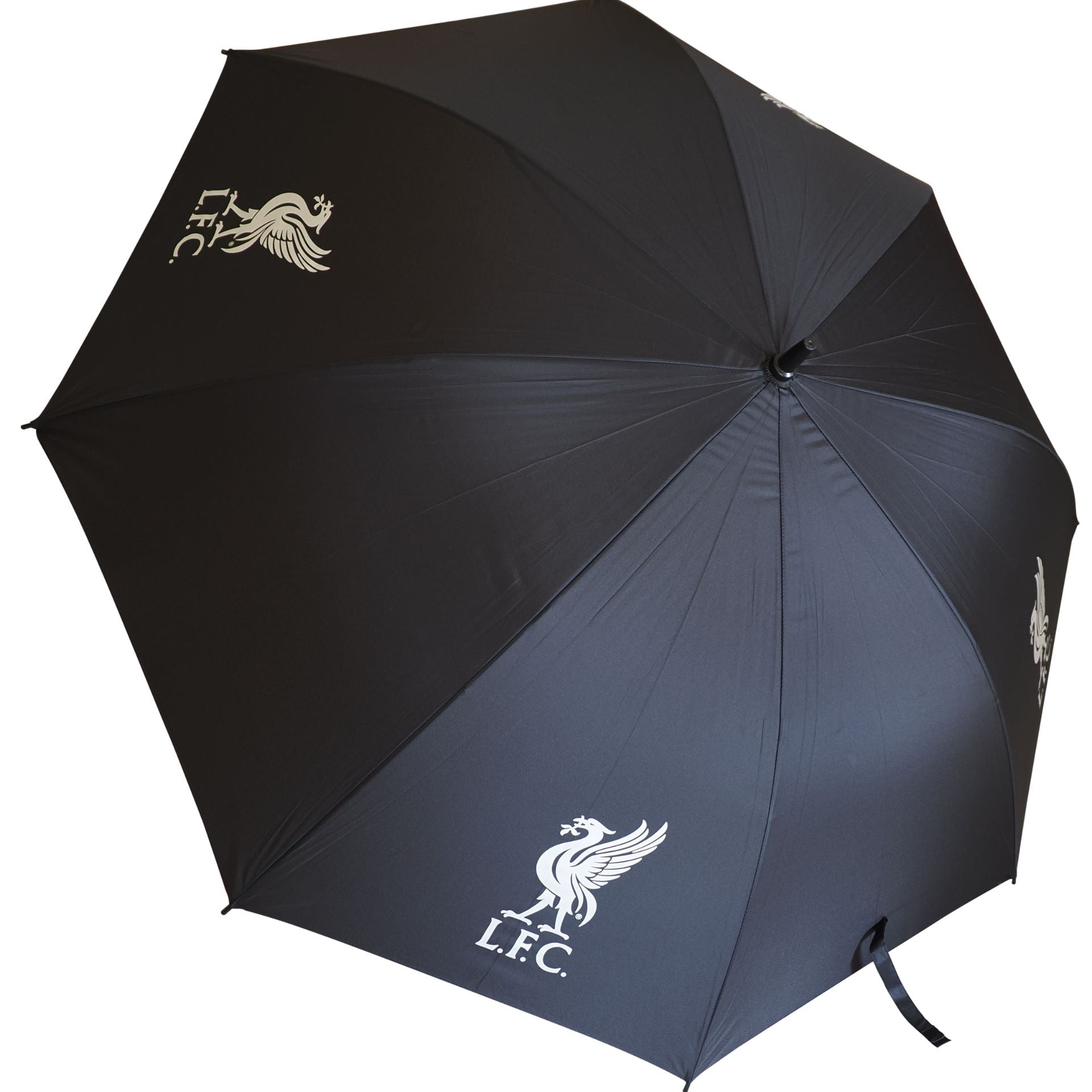 Large Team Merchandise golf umbrella with team logo in vibrant colors, suitable for sporting events and outdoor activities.
