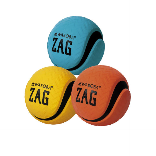 Waboba Zag Water Bouncing Ball for outdoor water games, featuring bright colors and a spherical design, perfect for active play