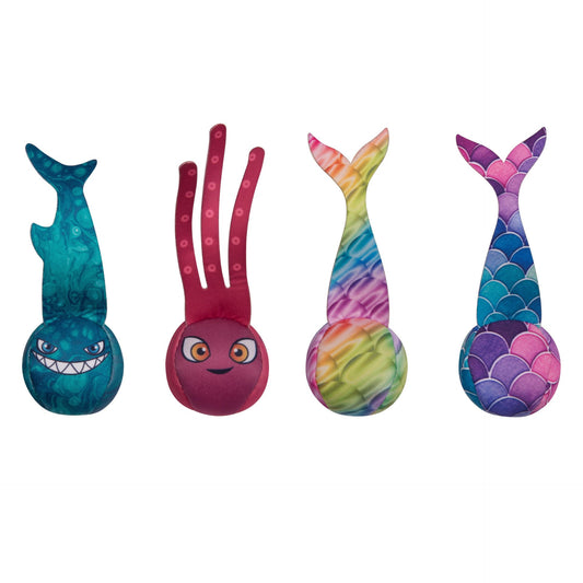 Waboba Dive Balls pool toys for water games, colorful spherical balls designed for diving and swimming fun in the pool.