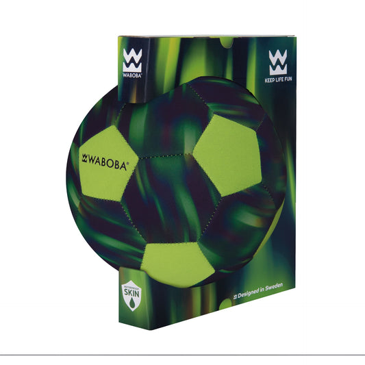 Wabosa Beach Soccer Ball Size 3 by Waboba, vibrant ball with colorful patterns suitable for beach and outdoor play.
