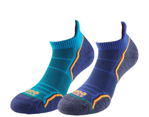 1000 Mile Mens Run Socklet-Twin Pack