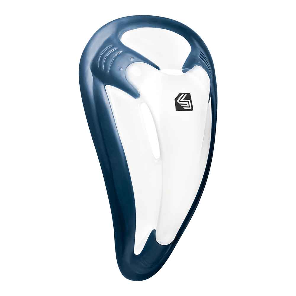 Shock Doctor BioFlex Cup for sports protection, showing the black protective athletic cup with adjustable straps.