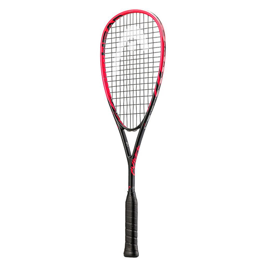 Head Cyber Pro squash racket with black and red frame, ready for intense gameplay in sporting goods category.