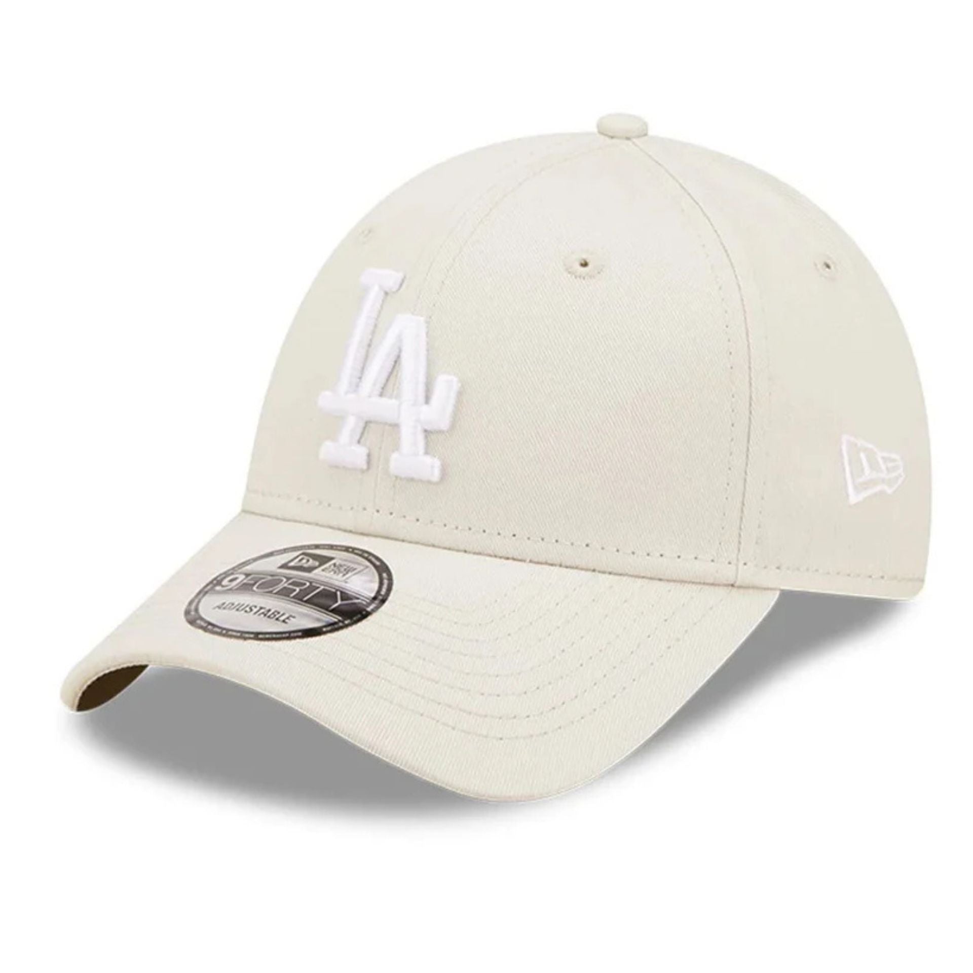 New Era LA Dodgers cap featuring the team's logo on a classic baseball-style cap in navy with white accents.