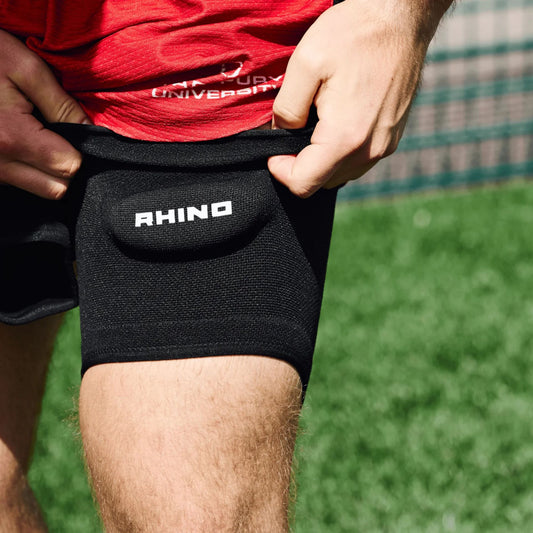 Rhino Elite Lifting Support Pads for sports and weightlifting, padded support gear for enhanced stability and comfort.