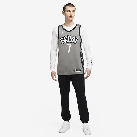 Nike NBA Brooklyn Nets Kevin Durant 2020 Swingman youth basketball jersey with team logo and player name on front.