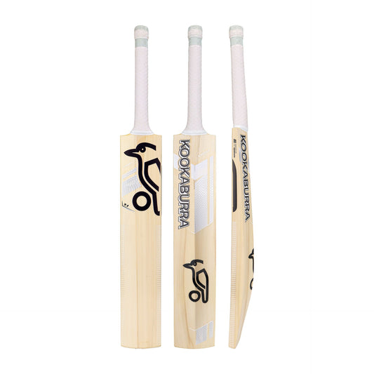 Kookaburra Ghost 7.1 cricket bat with lightweight design and polished wood finish, ideal for cricket players.