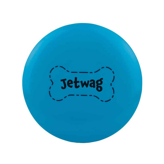 Waboba Jetwag Dog Disc in vibrant colors, lightweight sporting goods toy designed for dogs to fetch and play outdoors.