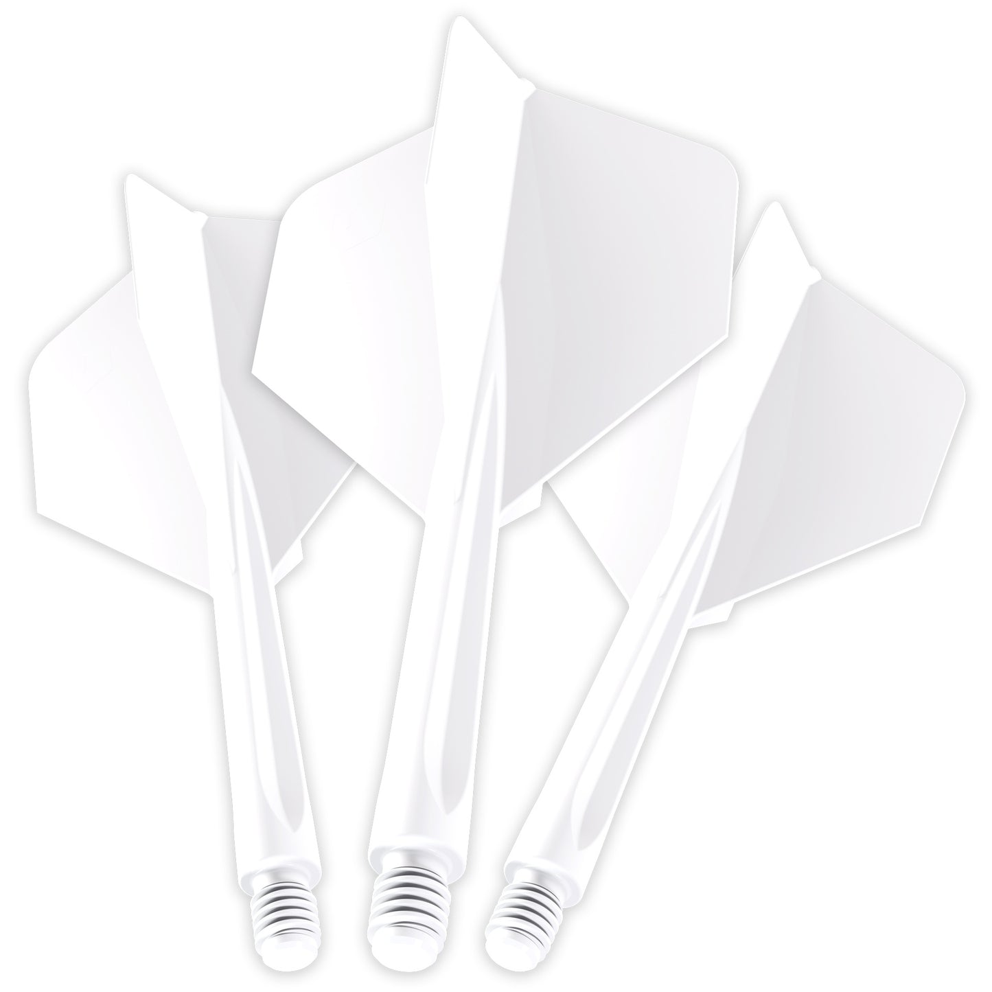 Unicorn Forge All-In-One Flight and Shaft for darts, shown with colorful flight designs and durable dart shaft.
