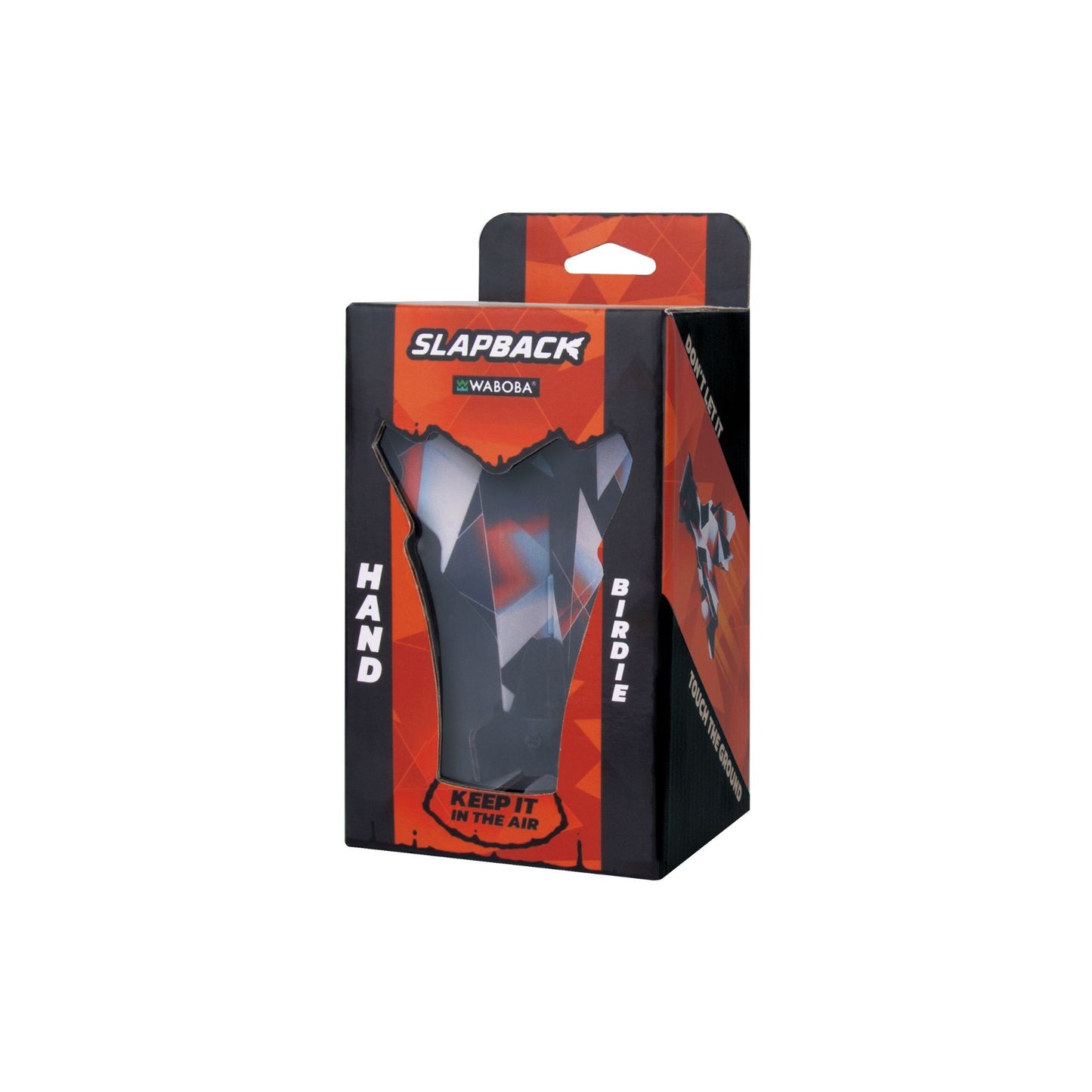 Waboba Slapback sporting goods ball with bright colors, designed for active outdoor play and rebound fun.