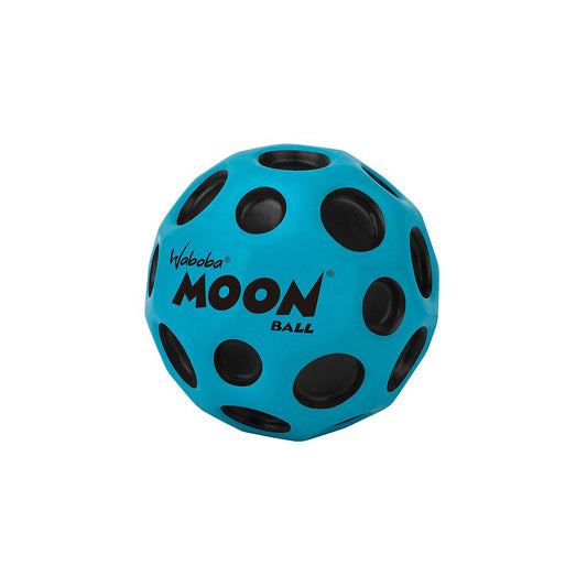Waboba Original Moon Ball, a colorful bouncing ball for outdoor sports and play, shown in close-up on a plain background.